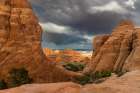 Devils Garden Trail, Arches National Park, Utah, USA. Art Print